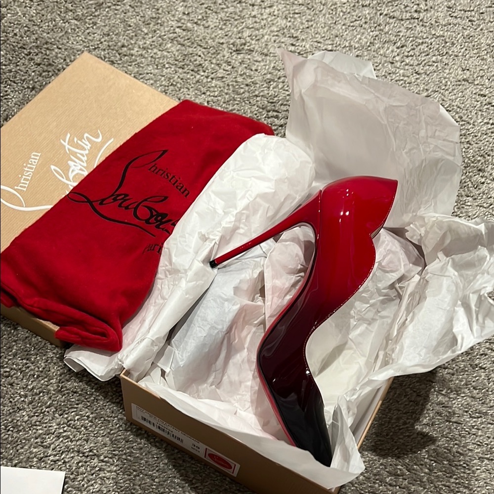 Christian Louboutin Red and Black Heels Iconic Design